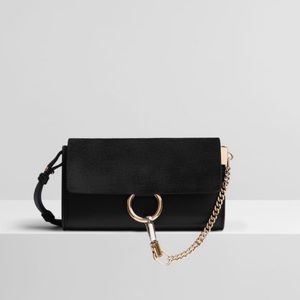 Mini Chloe Black Faye Crossbody